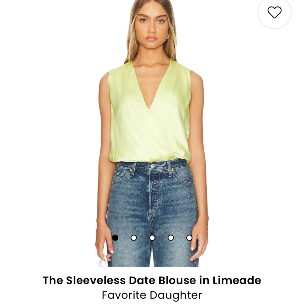 The Sleeveless Date Blouse in Limeade
Favorite Daughter